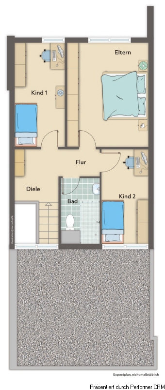 Grundriss Obergeschoss