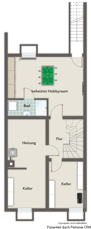 Grundriss Untergeschoss