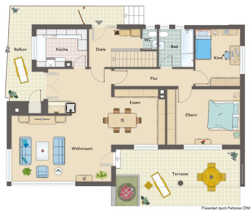 Grundriss Erdgeschoss