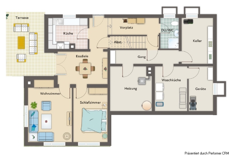 Grundriss Hanggeschoss