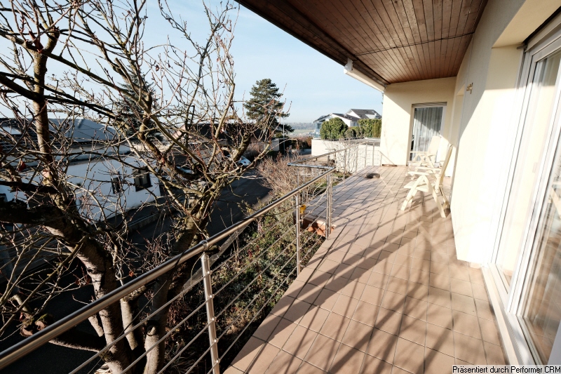 Balkon Blickrichtung West Balkon Blickrichtung West