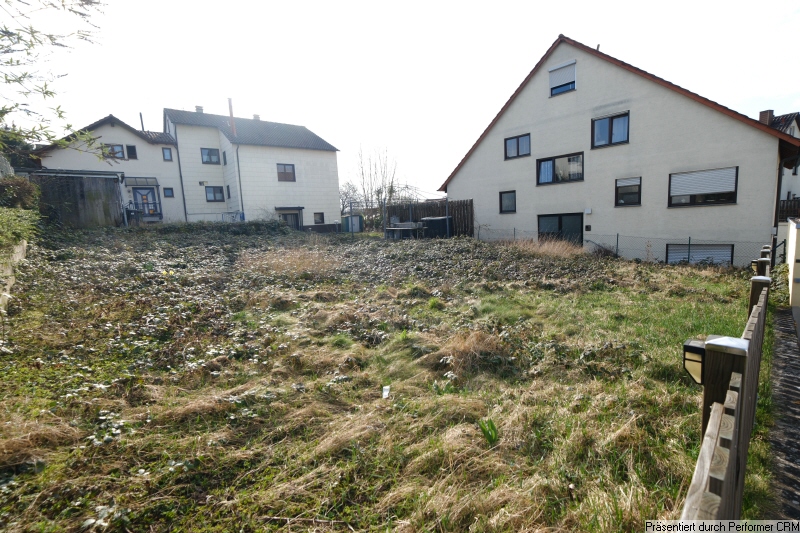 Bauplatz Blick nach Westen
