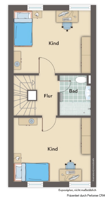Grundriss Obergeschoss