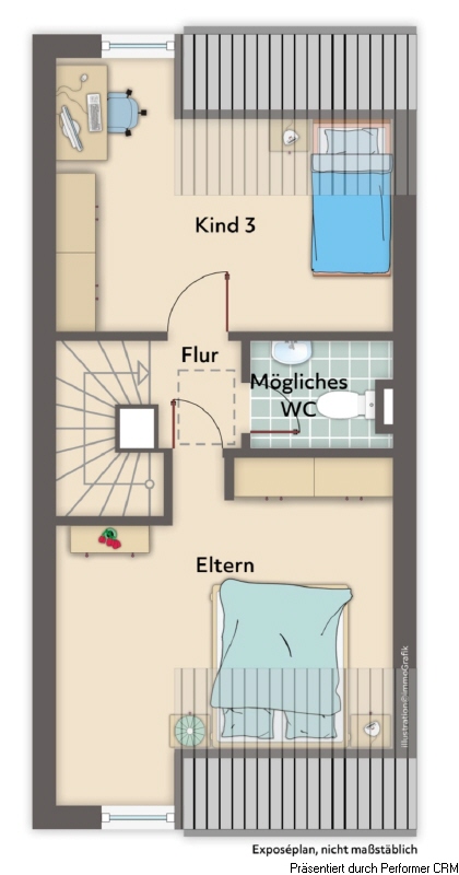 Grundriss Dachgeschoss