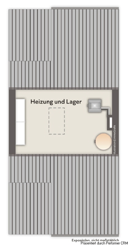 Grundriss Dachbühne
