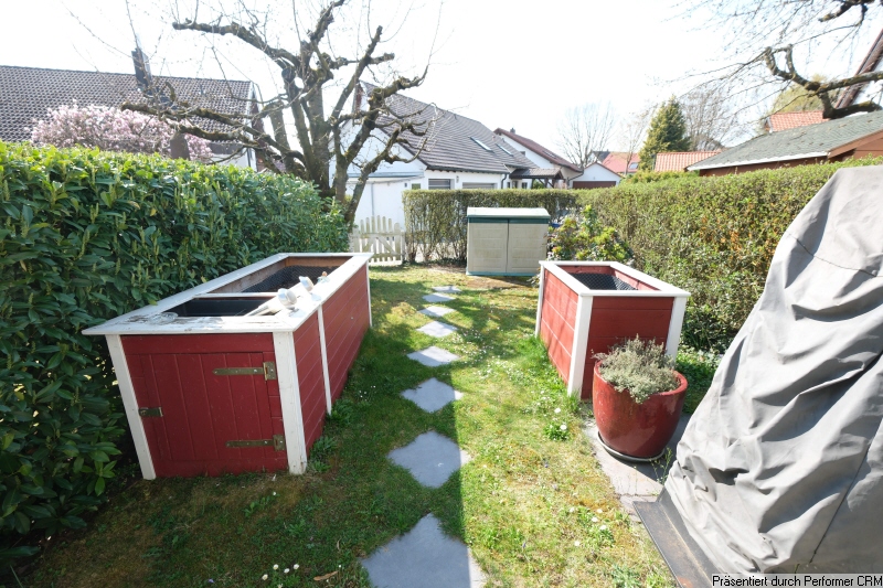 Garten nach Südwesten