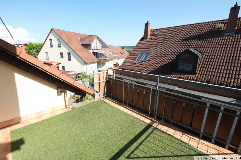 Sonnige Dachloggia