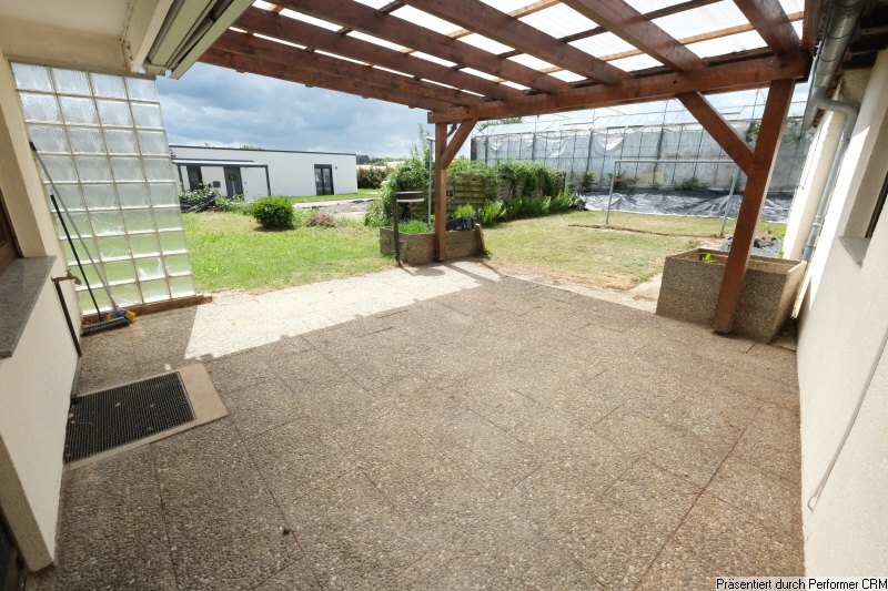 Überdachte Terrasse