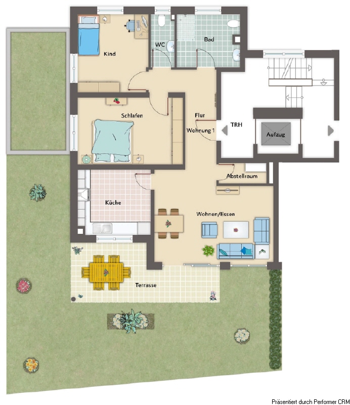 Erstbezug: 3 Zimmer Wohnung mit Garten in Aldingen - Foto 4