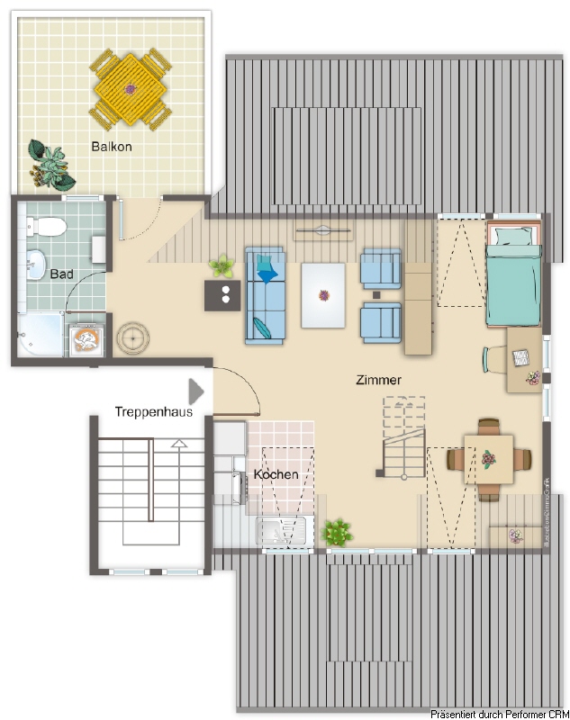 Grundriss 1. Dachgeschoss