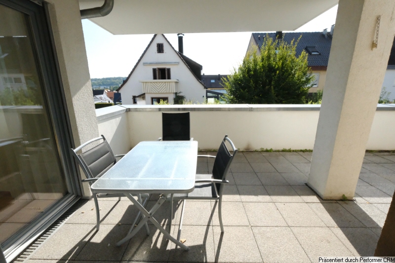 Überdachter Balkon nach Südosten