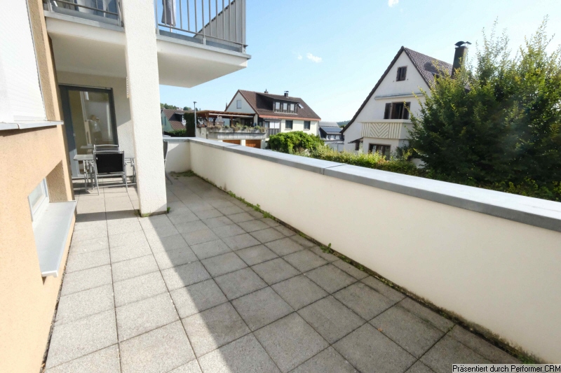 Balkon mit erweiterter Fläche Blick nach Nordosten