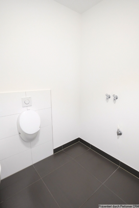 Waschmaschinenanschluss im separaten WC