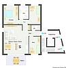 Grundriss Wohnung 2.05 Obergeschoss Grundriss Wohnung 2.05 Obergeschoss
