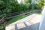 Balkon nach Westen mit grünem Ausblick EG
